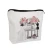 Import Custom fashion portable logo pattern zipper cotton wholesalers bags makeup bag from China
