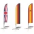 Import Custom Feather Blade Teardrop Rectangular Flags, Banners &amp; Accessories from China
