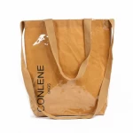 Custom grocery bag reusable tote bag shopping washable kraft paper bag