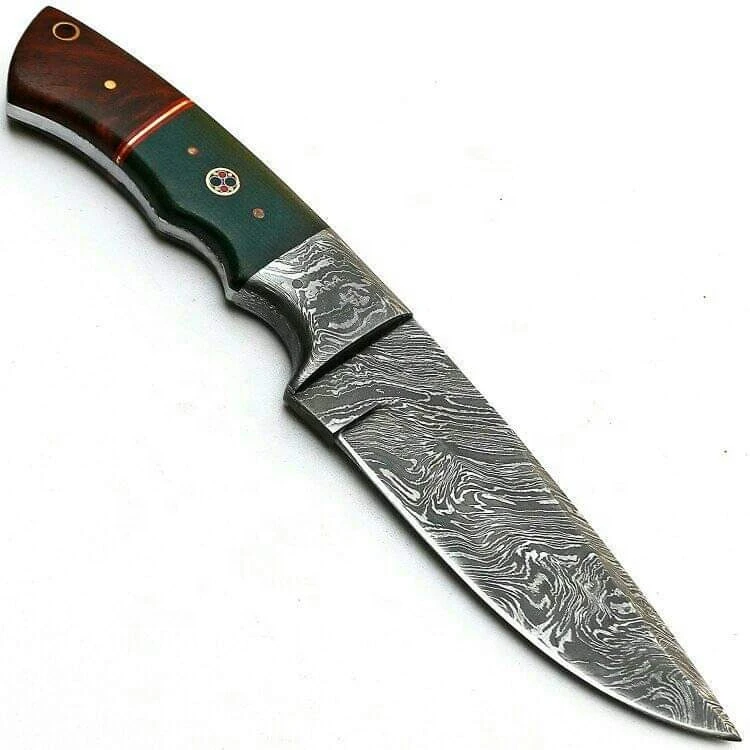 Custom Handmade Damascus Steel Hunting Knife Fixed Blade Camping Knife outdoor Knife