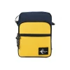 Custom Logo Cross Body Navy &amp; Yellow Crossbody Travel Messenger Bag Men
