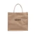 Import Custom logo fashionable ready to ship in stock waterproof artificial jute burlap shopping tote hand bag from China