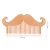 Import Custom Logo wood double tooth moustache wooden beard comb from China