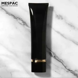 Custom luxury tube hand creams face wash tube for hand wash divided empty tube empty cosmetic plastic packaging