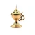 Import Custom made brass gold plated portable arabic incense burner from China