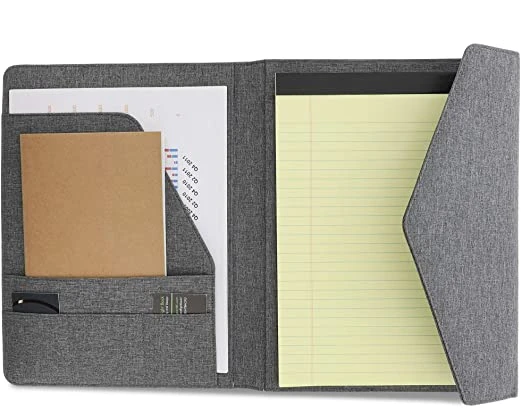 Custom Portfolio Folder Business Padfolio File Folder with card slot