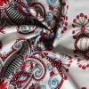 Custom printed rayon nylon 95% cotton 5% elastane lycra cotton spandex fabric