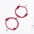 Import Custom Valentines Day Magnetic Alloy Bracelet 2pcs/Set Cheap Couple Bracelet Making Adjustable Rope Bracelet from China