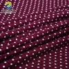 Custom wholesale red color garment polyester fabric weight spandex polyester fabric
