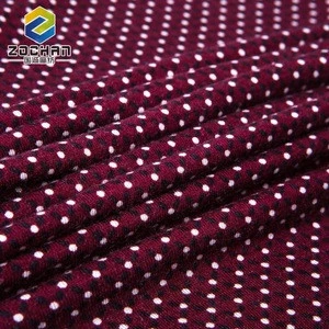 Custom wholesale red color garment polyester fabric weight spandex polyester fabric
