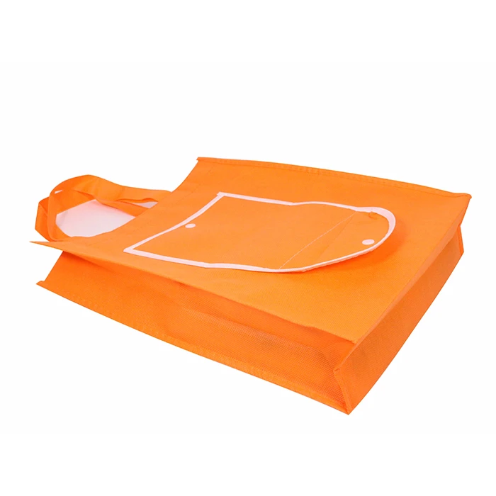 Customised Logo Handle Tote Non-woven Folding Reusable Shopping Bag For Boutique bolsas reutilizables al por mayor