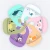 Import Customised silicon washable waterproof baby bibs feeding set bavoir baby silicone bibs with crumb catcher from China