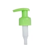 Customizable  various color ribbed smooth closure left right lock plastic liquid soap dispenser lotion pump