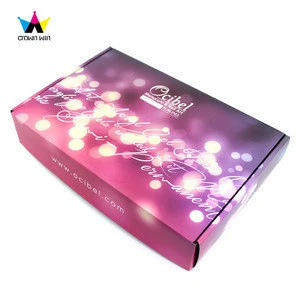 Customized Display Corrugated Shipping Box With Mock Up