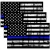 Import Customized Heavy Duty Car Truck SUV  Thin Blue Line American Flag Magnet Decal Car Magnetic Sticker from China