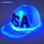 Import Customized logo luminous caps led light up caps fiber optic party hat from China