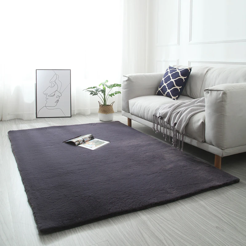 Customized Service Fur Shaggy Rugs Carpets Living Room Bedroom Plush carpets rug