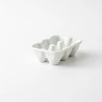 Customized wholesale ceramic egg holder plate egg tray