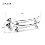 Cute Animal Dachshund Shaped Stainless Steel Chopsticks Rest Holder