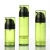 Import Cylindrical transparent green plastic AS Empty cosmetic 50ml 80ML 100ML airless skincare pump lotion bottle from China