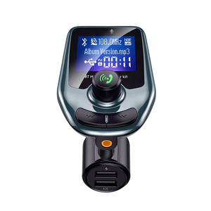 D4 Bluetooth Car FM transmitter Car MP3 player QC3.0 Dual USB Fast Charger for Car