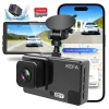 Dash Camera For Cars mobile DVR with Front and Rear 4K+1080P Dashcam Mobile Car Recorder  car black box