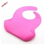 Dawoo 100% Pure Silicone baby bucket bib for keeping stain off
