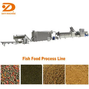 Dayi fish feed pellet extruder machine process line