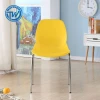 DC-66061T Topwell Modern Simple dining room pp seat and metal legs leisure Plastic Chair