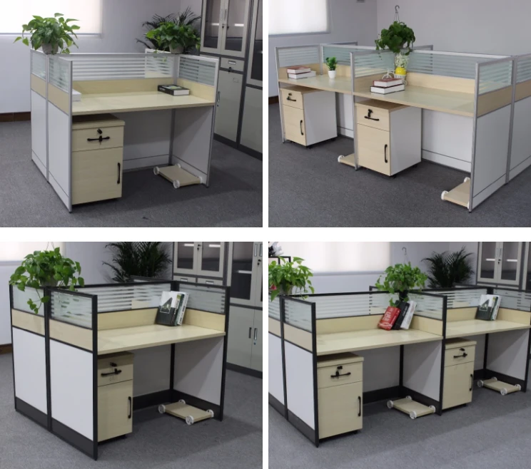 desk office/ modern office desk  staffguangzhou Commercial furniture of Modern steel frame Benching staff Workstation Offi