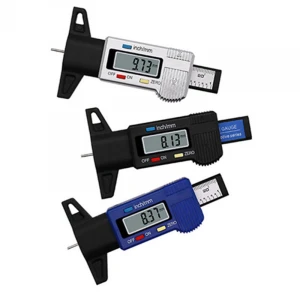 Digital depth gauge caliper tread depth gauge LCD Tyre tread gauge For Car Tire 0-25.4mm Measurer Tool Caliper