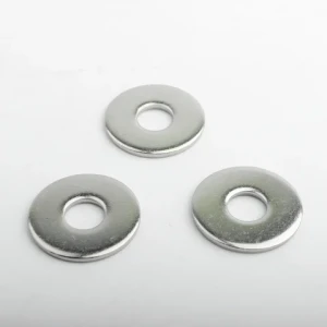 DIN9021 factory price round metal washers plain penny ring stainless steel flat washer fastener