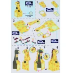 Dinosaur Giraffe Shark Handmade Cartoon Toys Carton Animals for kid Decorative Toys