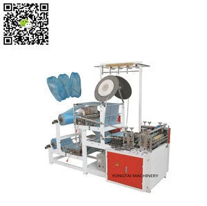 disposable apparel plastic sleeves covers making machine