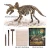 Import DIY Learning Education STEM Science Dino Dinosaur Fossil Bones Excavation Dig Toy Kit Preschool Toy from China