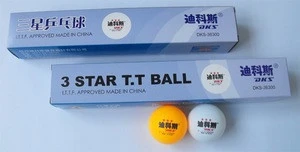 DKS-36300 plastic table tennis ball 2 colors can choose