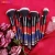 Import Docolor  P1204 new model 12 pieces personal care  Captain marvel  makeup brush from China