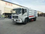 dongfeng tianjin road sweeper truck__5water + 5 debris