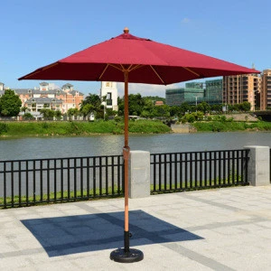 Double layer Outdoor Square Umbrella for garden use