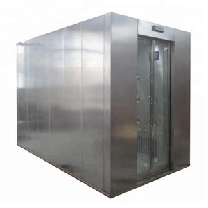 Double Person Automatic Door Air Shower,Clean room air shower ,Air curtain shower cabin