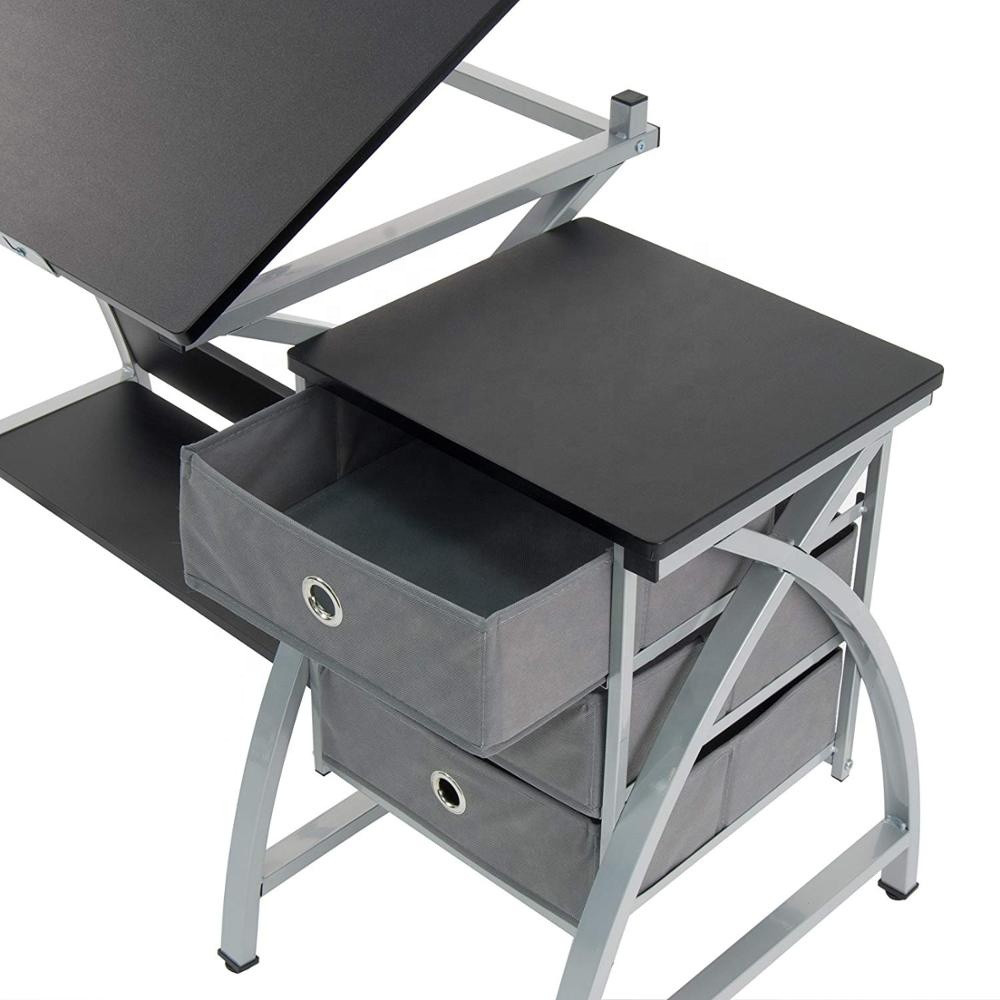 Buy Drawing Desk Drafting Table W/ Stool Drafting Draft Table Art ...