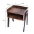 Import DRM DRM Narrow Industrial Nightstand Side Table for Bedrooms, Vintage Look Cabinet for Storage from China