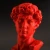 Import Dropship David Statue Bust Head Sculpture Cheap Red Blue White Resin The David Bust from China