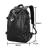 Dropshipping big capacity popular PU man leather backpack fashion travel backpack with earphone hole