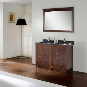 Dubai Dual Sink Decorative Bathroom Mirror Vanity Cabinets