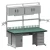 Import durable industrial woodworking bench with solid table top from China