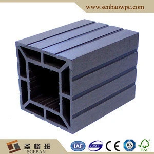 durable wpc post 140*140 mm for pergola outdoor waterproof wpc summerhouse