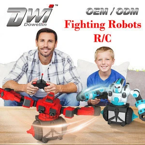 DWI Dowellin Remote Control Toy Rotation Fighting Robots RC Robot for Parent-child