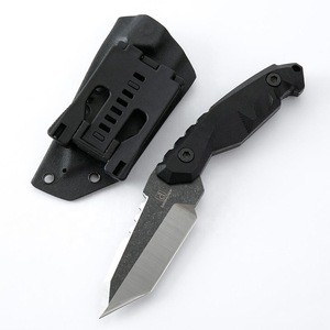 Easy Open Stainless Steel G10 Handle Material  Fixed Blade Knife