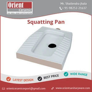 Easy to Install Ceramic Squatting Pan Toilets from Top Supplier